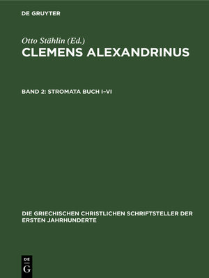cover image of Stromata Buch I–VI